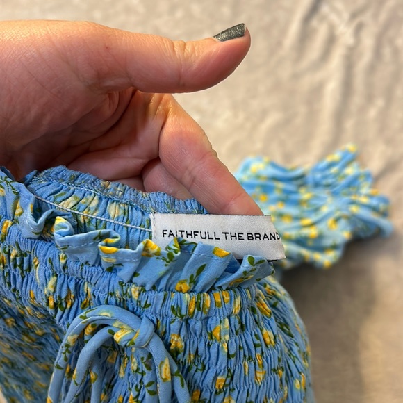 Faithfull the brand charlotte floral smocked mini dress - Picture 4 of 7